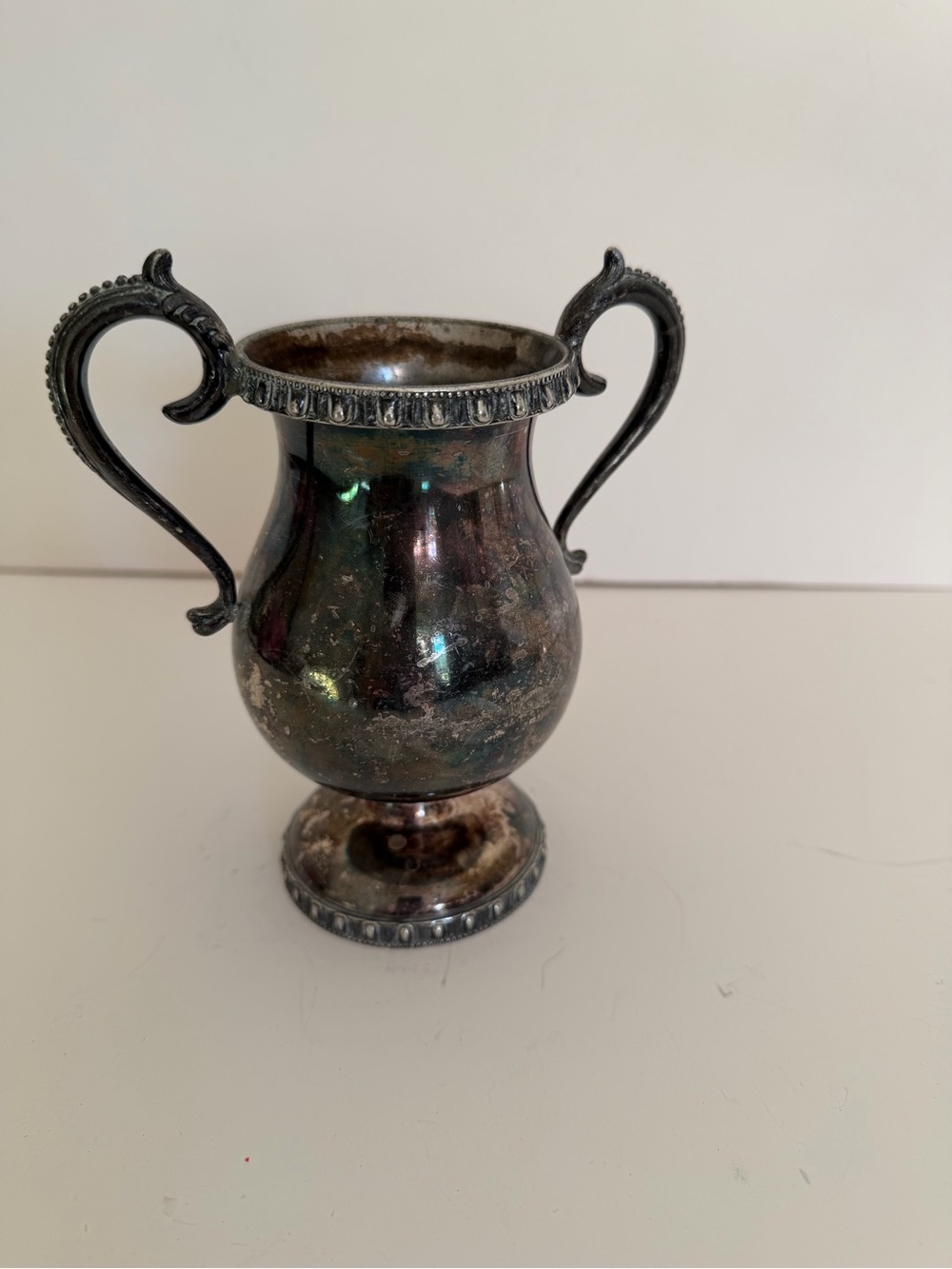 Antique-Style Double-Handled Trophy Vase